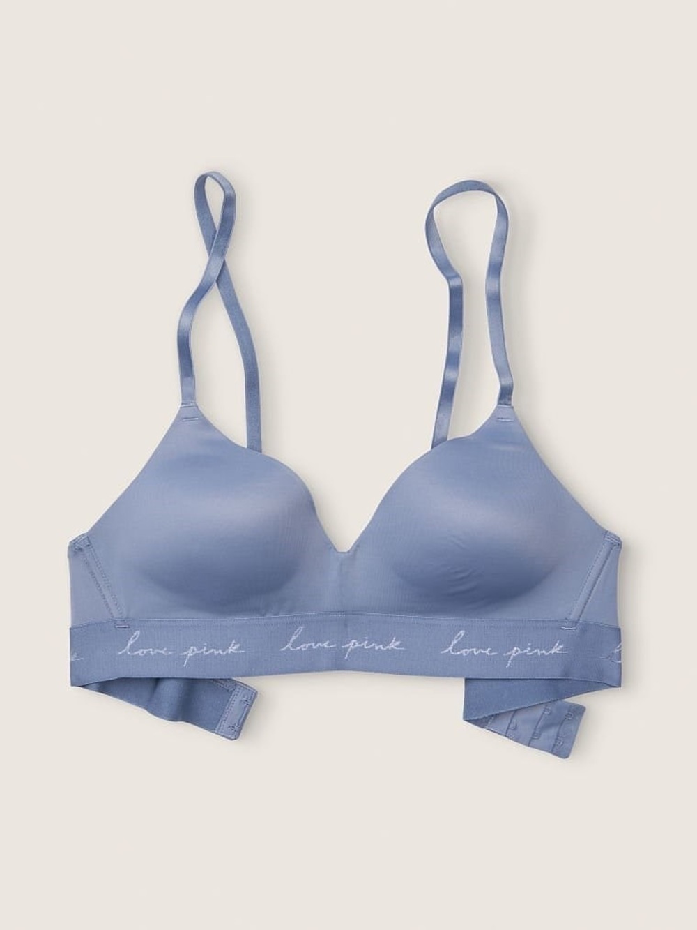 Victoria Secret Pink Wear Everywhere Wireless Blue Bra, NWOT, Size 36DD